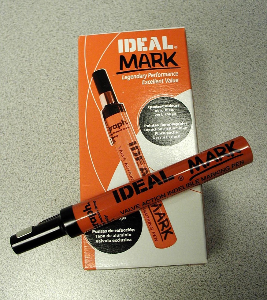 Replacement Tips 12ct New Ideal Mark Valve Action Marking Pen Marker